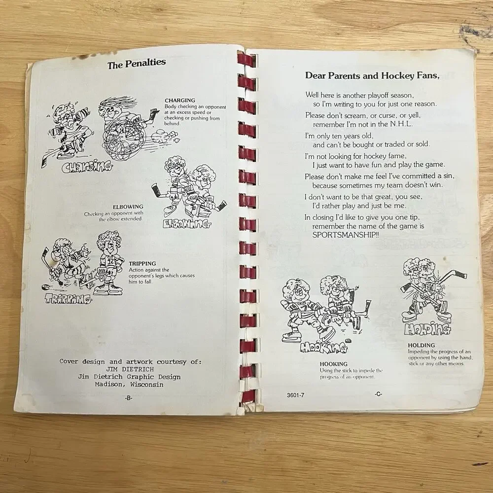 Vintage 1988 Kitchen Goals Madison Patriots Hockey Moms Cookbook Madison WI
